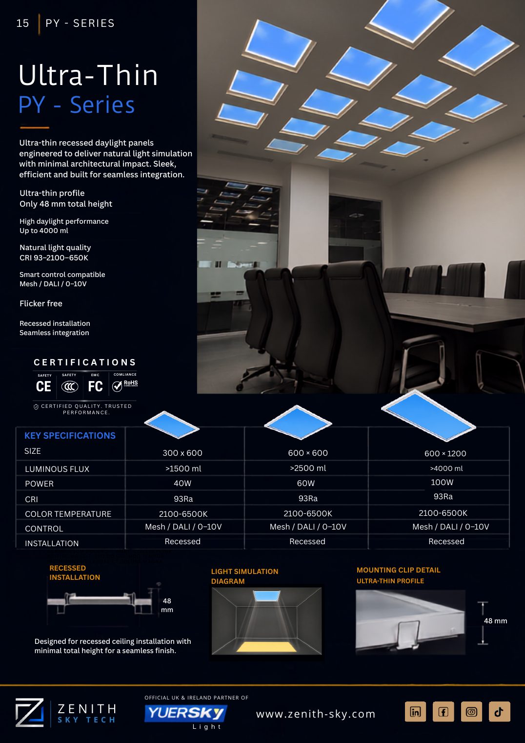 Zenith SkyTech catalogue, page 15