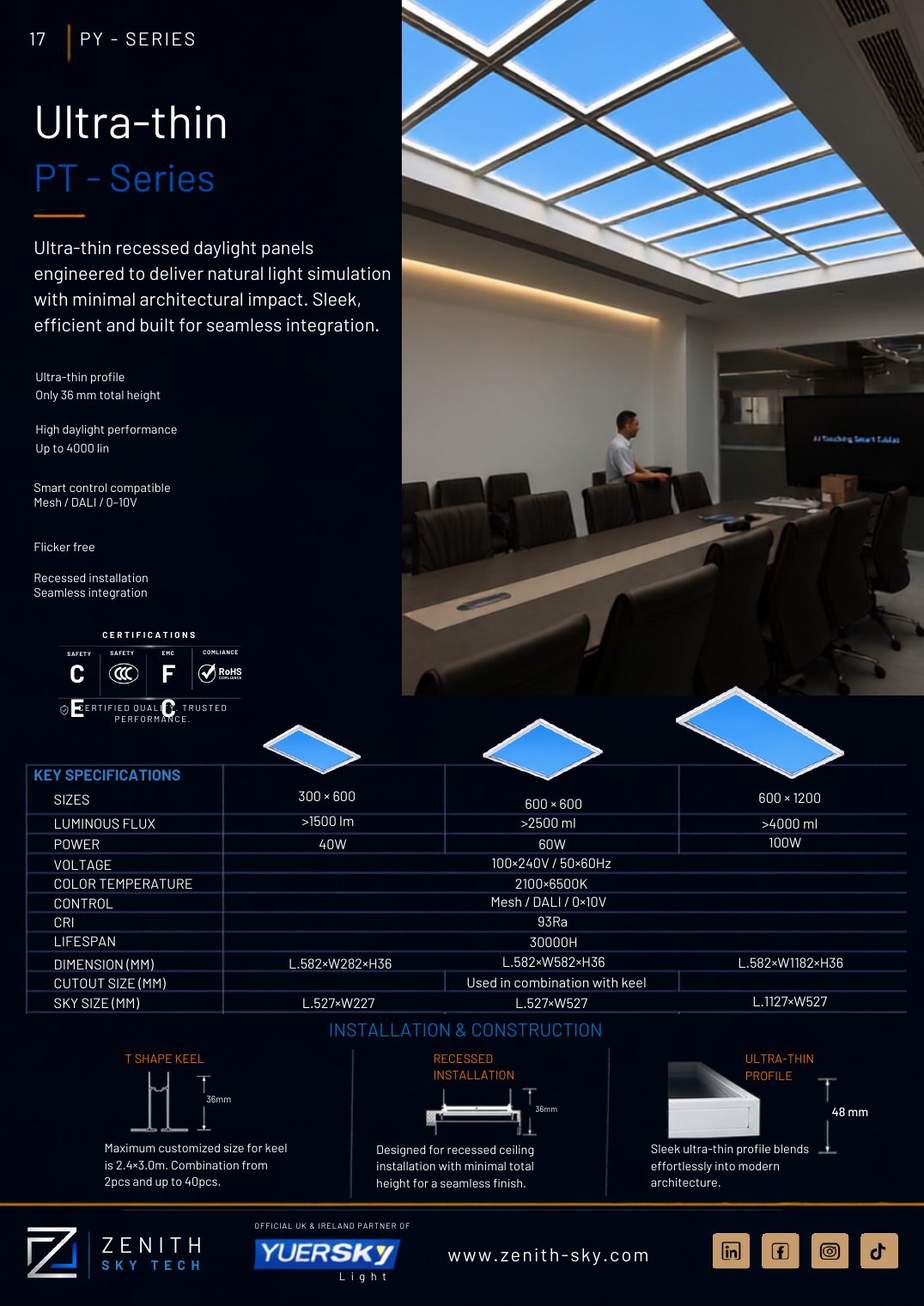 Zenith SkyTech catalogue, page 17