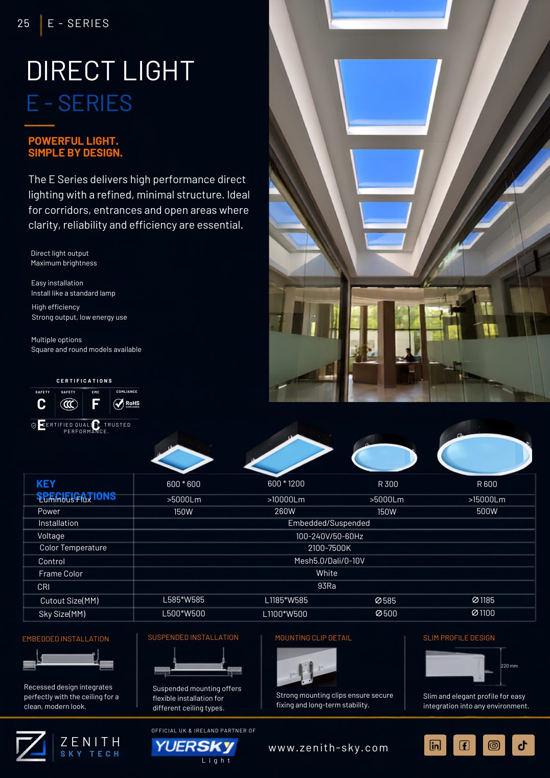Zenith SkyTech catalogue, page 25