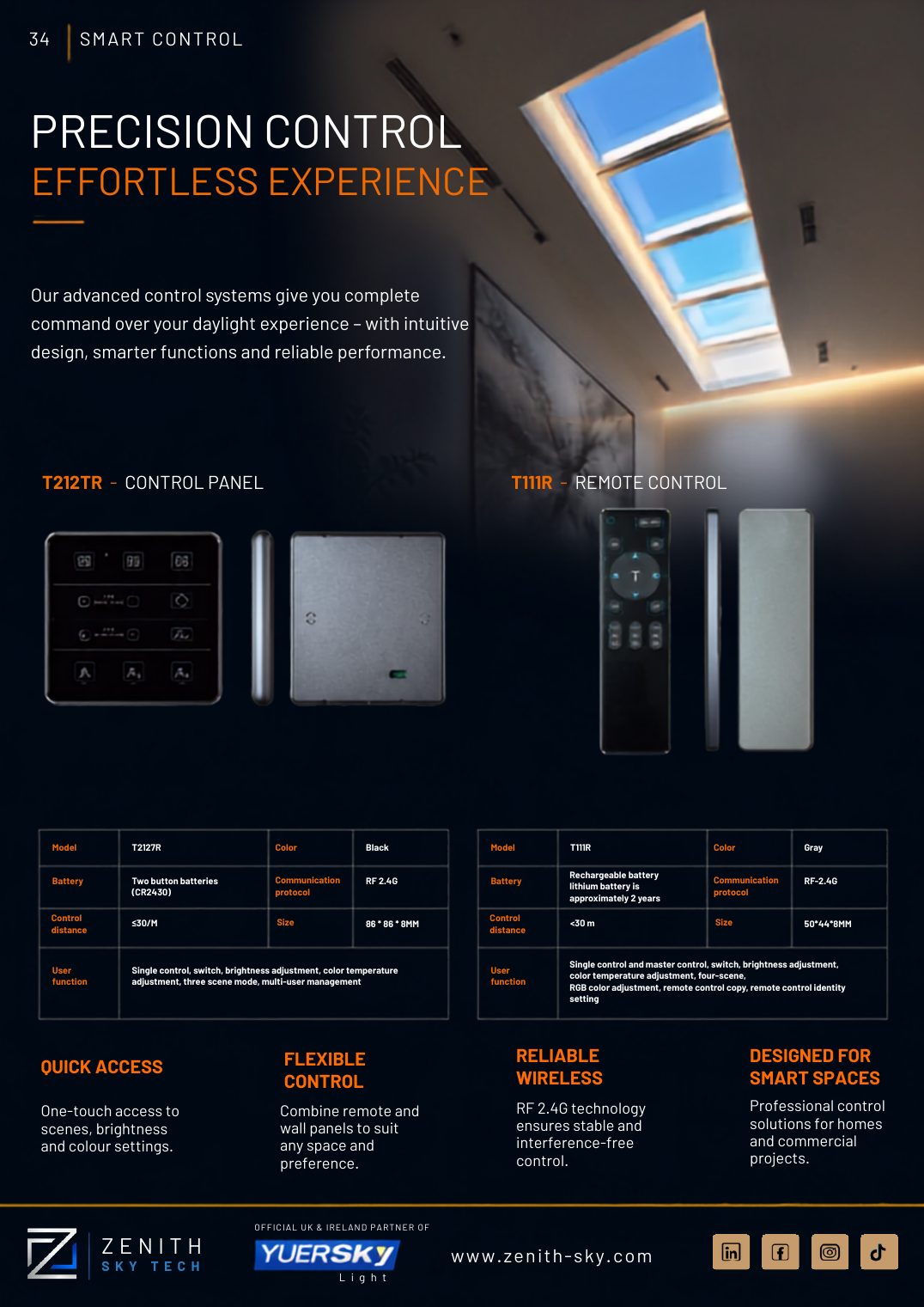 Zenith SkyTech catalogue, page 34