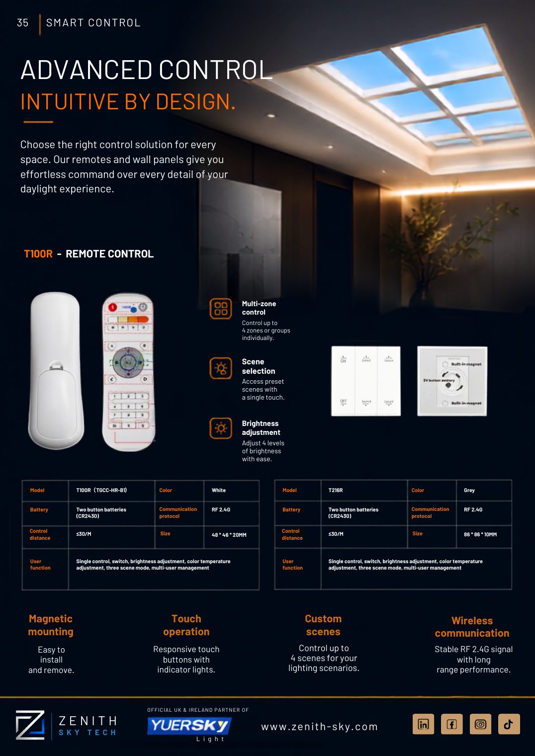 Zenith SkyTech catalogue, page 35