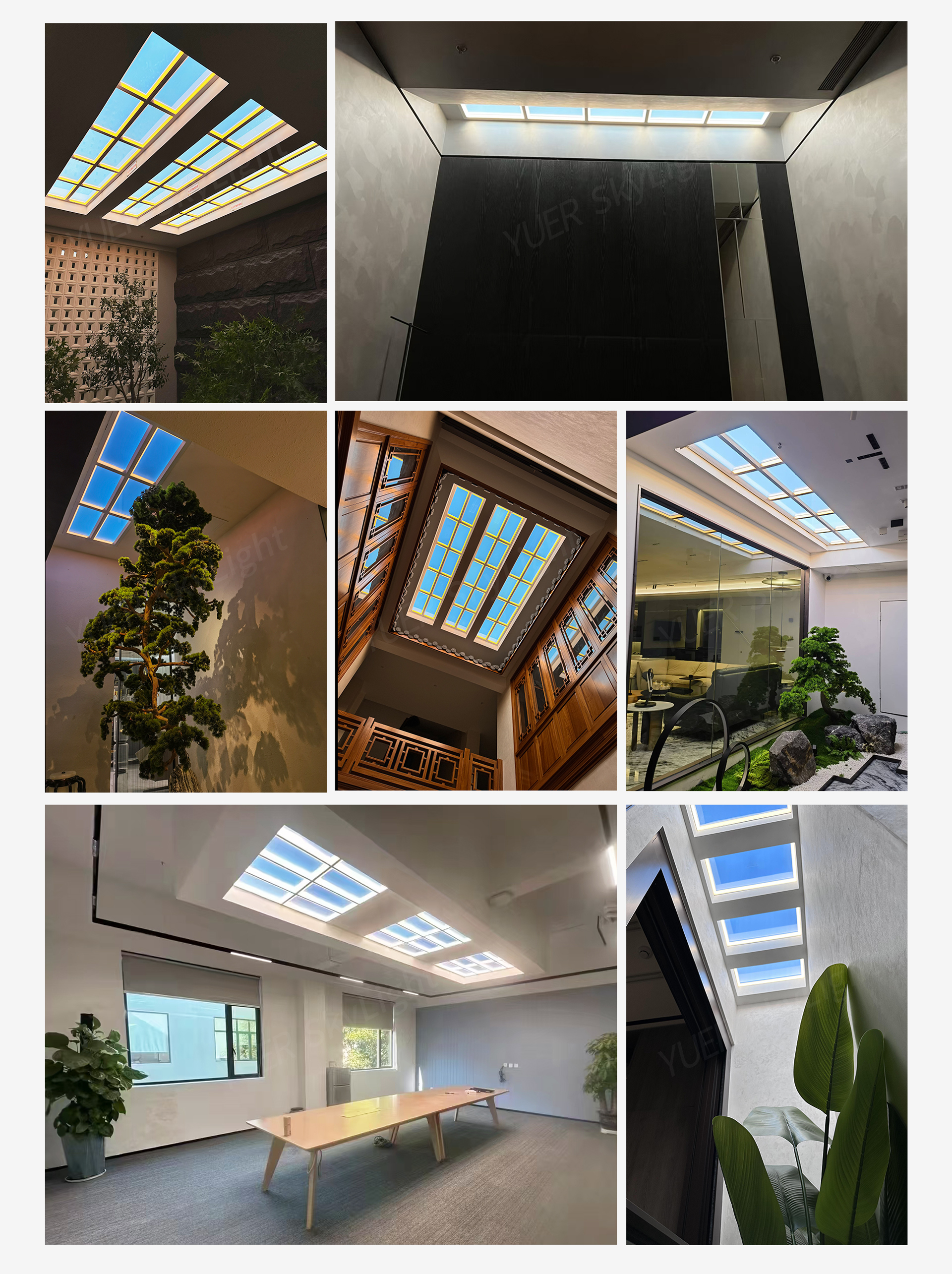 Basement study in a London townhouse, lit with YuerSky artificial daylight